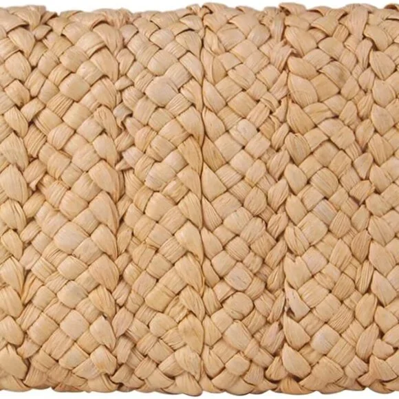 Straw Clutch Purses for Women Summer Beach Bags Envelope Woven Clutch Handbags - Picture 9 of 9